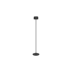 Eglo Golvlampa Roccanova-L Solar Stål Svart 2W 270lm - 830 Varm Vit | IP44 - Touchdimmerbar - USB-C