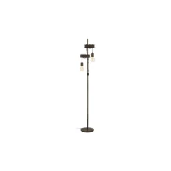 Eglo Golvlampa Townshend 4 Stål Brun Svart | IP20 - Passande för 2x E27