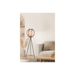 Eglo Golvlampa Waverton Stål Svart | IP20 - Passande för 1x E27