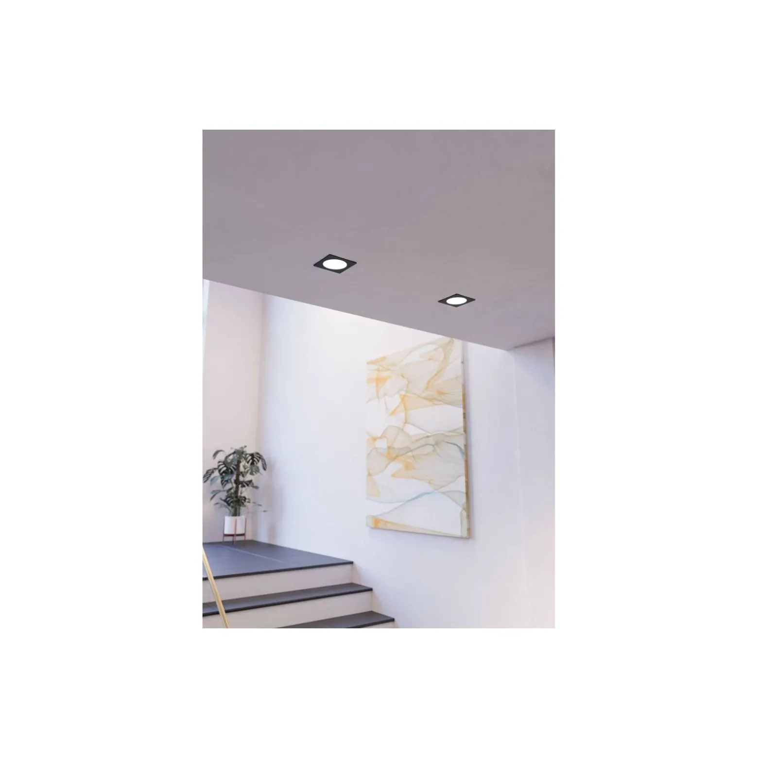 Eglo Infälld Spot Fueva 6 Plast Svart 6.3W 720lm - 827-840-865 CCT