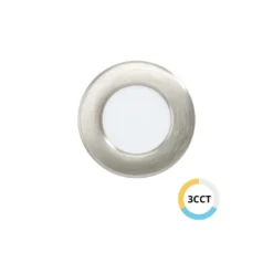Eglo Infälld Spot Fueva 6 Plast Satin Nickel 3.7W 450lm - 827-840-865 CCT