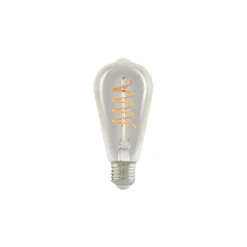 Eglo LED Edison E27 Filament Smokey 4W 270lm - 822 Extra Varm Vit | 3-Stegs Dimbar - Ersättare 25W