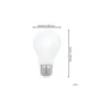 Eglo LED E27 Päron Klar Filament 7.5W 806lm - 830 Varm Vit + RGB | Zigbee Dimbar - Ersättare 60W