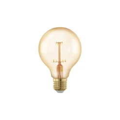 Eglo LED Globe E27 Filament Ambar 4.5W 400lm - 822 Extra Varm Vit | 3-Stegs Dimbar - Ersättare 40W