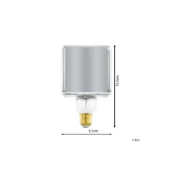 Eglo LED Special E27 Filament Smokey 4W 50lm - 817 Extra Varm Vit | Dimbar - Ersättare 15W