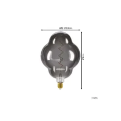Eglo LED Special E27 Filament Smokey 4W 110lm - 820 Extra Varm Vit | Dimbar - Ersättare 15W