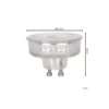 Eglo LED Spot GU10 PAR16 4W 400lm 38D - 827 Extra Varm Vit | Dimbar - Ersättare 57W
