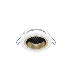 Eglo LED Spot Yebra-Z Plast Guld 4.9W 490lm - 827-865 Justerbar Vit + RGB | 87mm - Utskärning 68mm - IP20 - Zigbee Dimbar