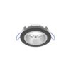Eglo LED Spot Yebra-Z Plast Svart Silver 4.9W 490lm - 827-865 Justerbar Vit + RGB | 87mm - Utskärning 68mm - IP20 - Zigbee Dimbar