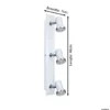 Eglo LED Taklampa Tamara 1 Stål Spot Vit 28W 750lm - 830 Varm Vit | Passande För 3x GU10