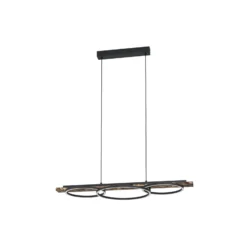 Eglo Pendellampa Boyal Trä Svart, Rostig 40.5W 3600lm - 830 Varm Vit | Dimbar