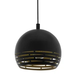 Eglo Pendellampa Camastra Stål Svart | 225mm - Passande För 1x E27