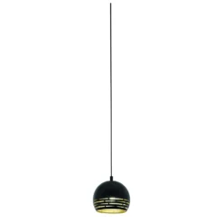 Eglo Pendellampa Camastra Stål Svart | 225mm - Passande För 1x E27