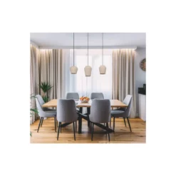 Eglo Pendellampa Cambaito Stål Slipad | IP20 - Passande för 3x E27