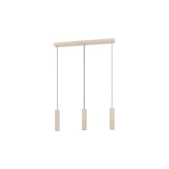 Eglo Pendellampa Caminia Stål Slipad 3x4.7W 3x345lm - 830 Varm Vit | IP20 - Inkl. 3x GU10