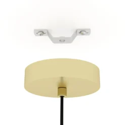 Eglo Pendellampa Caprarola Stål Guld | 200mm - Passande För 1x E27