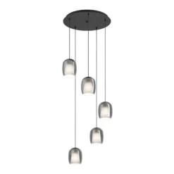 Eglo Pendellampa Ciampino Stål Svart | 540mm - Passande För 5x E27