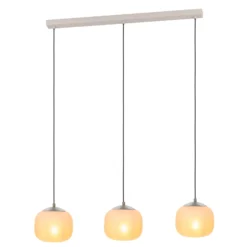 Eglo Pendellampa Cominio Stål Beige | Passande För 3x E27
