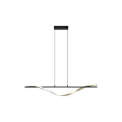 Eglo Pendellampa Conaprato Stål Brushed Mässing, Svart 20W 2500lm - 827-840-865 CCT | Dimbar