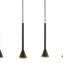 Eglo Pendellampa Cortaderas Stål Svart 4W 400lm - 830 Varm Vit