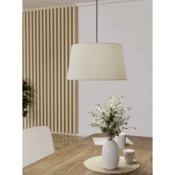 Eglo Pendellampa Febres Stål Svart | 350mm - Passande För 1x E27