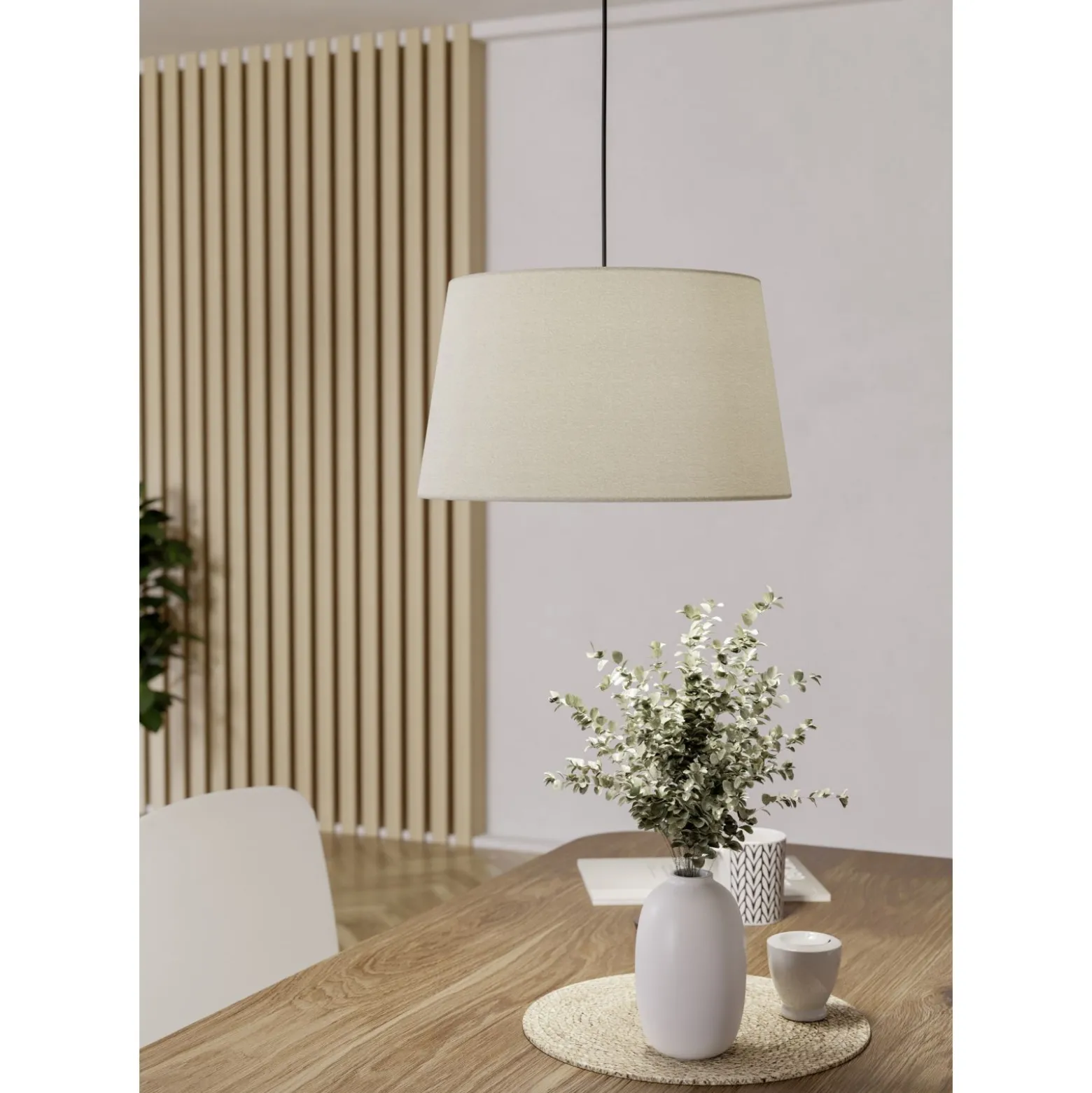 Eglo Pendellampa Febres Stål Svart | 350mm - Passande För 1x E27