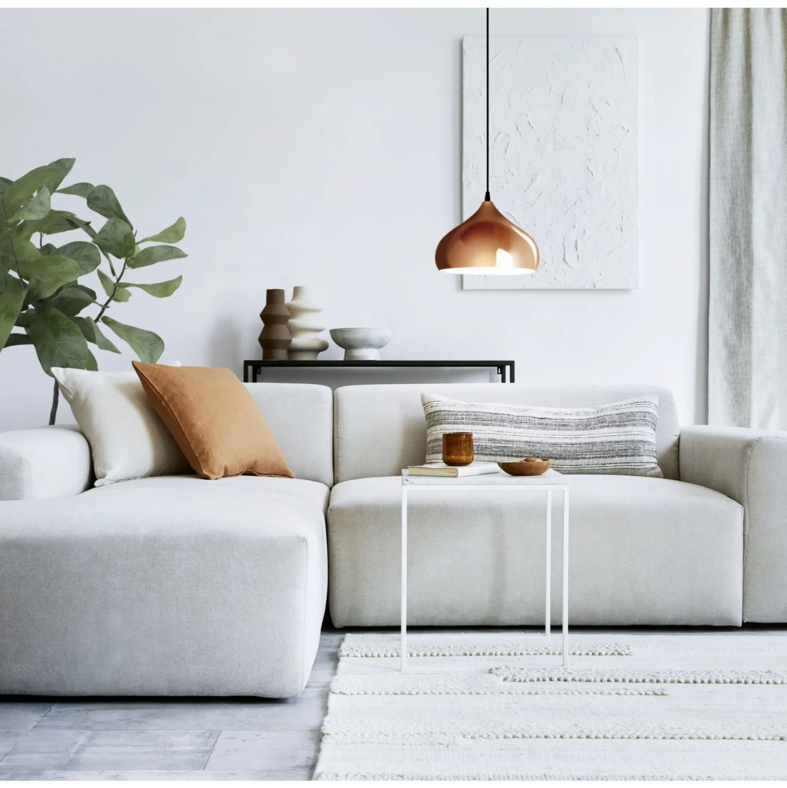 Eglo Pendellampa Hapton Stål Koppar | 290mm - Passande För 1x E27
