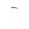Eglo Pendellampa Lasana 2 Stål Aluminium Krom Vit 35W 5300lm - 830 Varm Vit | IP20
