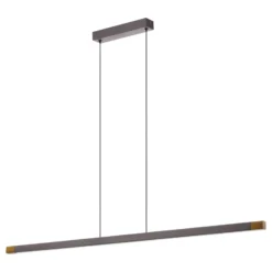 Eglo Pendellampa Lisciana Aluminium Grå 22W 2500lm - 830 Varm Vit | Dimbar