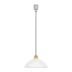 Eglo Pendellampa Lord 2 Trä Silver | 360mm - Passande För 1x E27