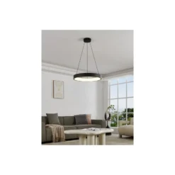 Eglo Pendellampa Marghera-Z Stål Svart 27.5W 3150lm - 827-865 Justerbar Vit + RGB | IP20 - Zigbee Dimbar