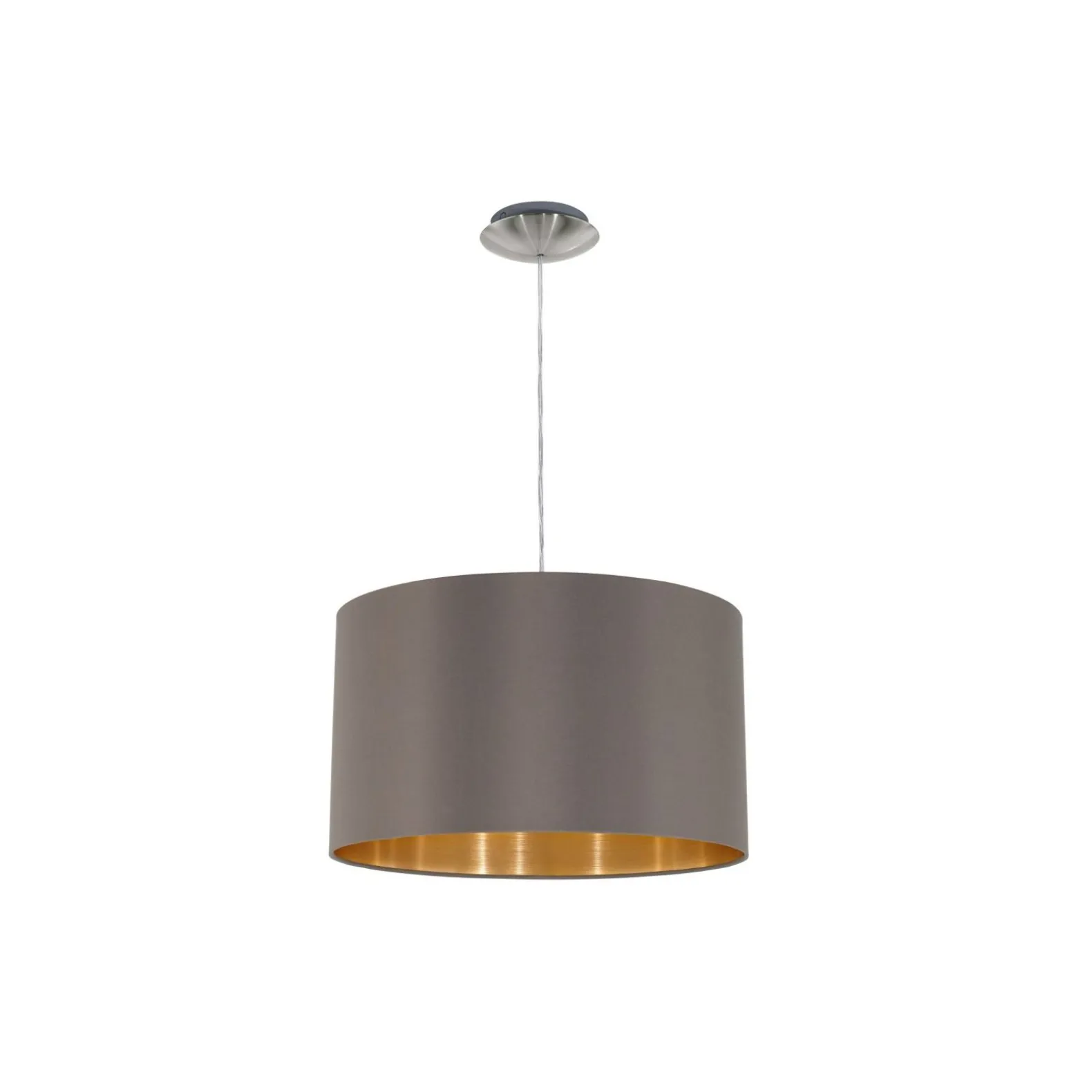 Eglo Pendellampa Maserlo Stål Satin Nickel | Passande för E27