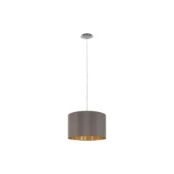 Eglo Pendellampa Maserlo Stål Satin Nickel | Passande för E27