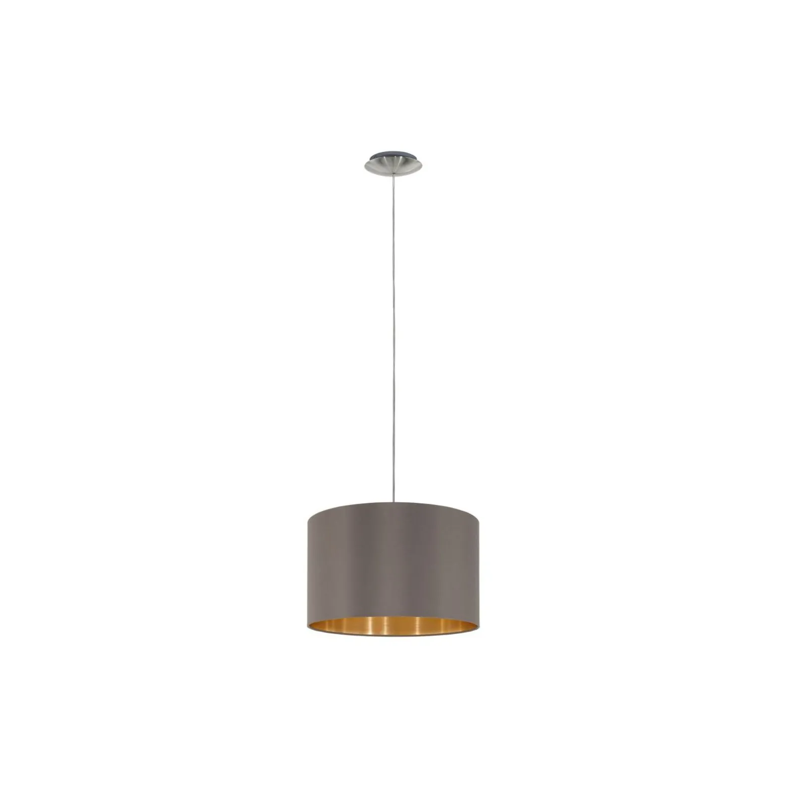 Eglo Pendellampa Maserlo Stål Satin Nickel | Passande för E27