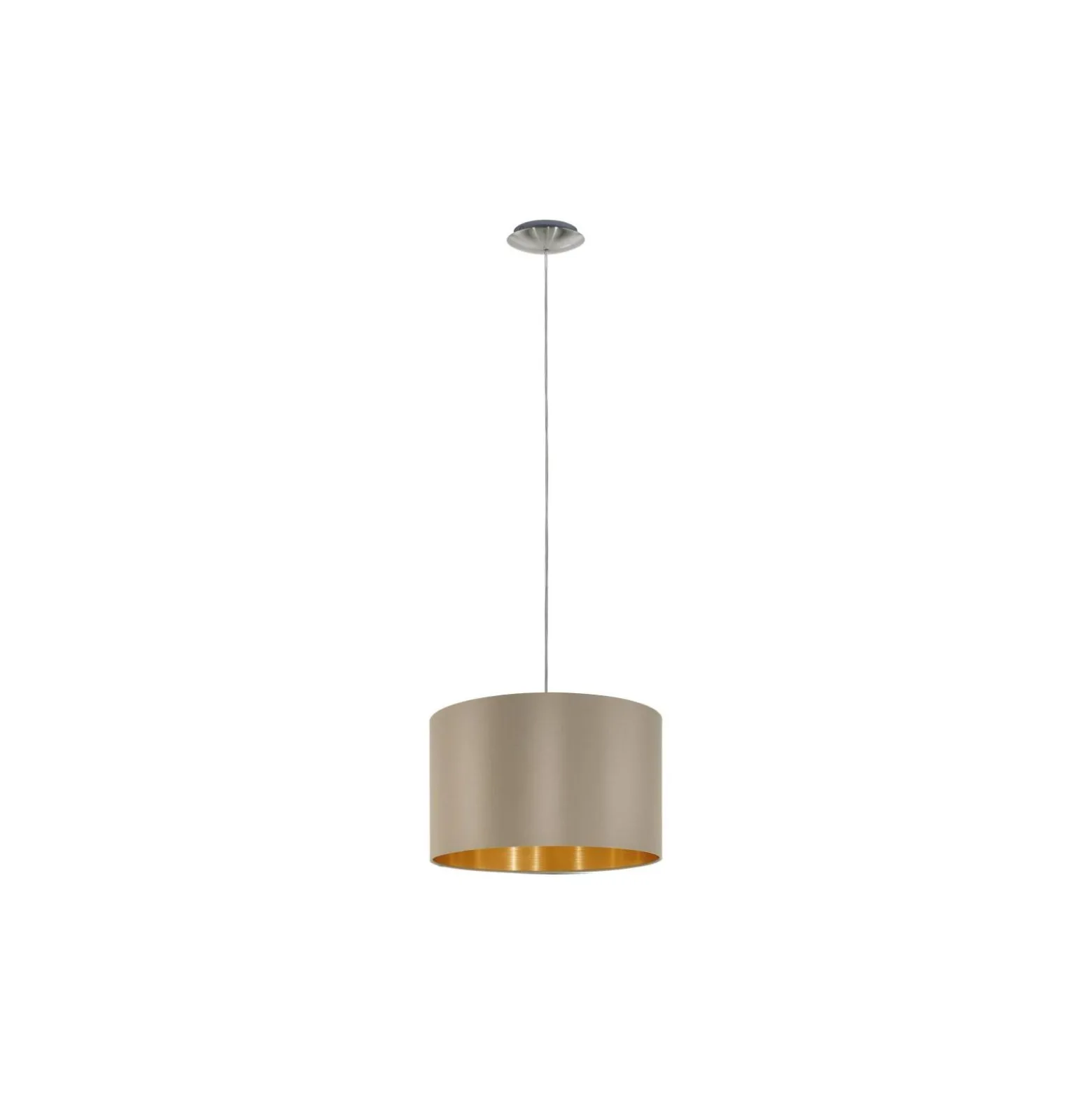 Eglo Pendellampa Maserlo Stål Satin Nickel | Passande för E27