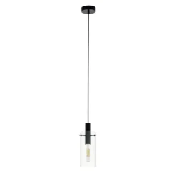 Eglo Pendellampa Montefino Stål Svart | 110mm - Passande För 1x E27