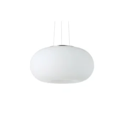 Eglo Pendellampa Optica Stål Satin Nickel | Passande för 2x E27
