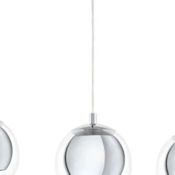 Eglo Pendellampa Rocamar Stål Krom | Passande För 3x E27