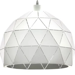 Eglo Pendellampa Roccaforte Stål Vit | 400mm - Passande För 1x E27