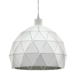 Eglo Pendellampa Roccaforte Stål Vit | 300mm - Passande För 1x E27