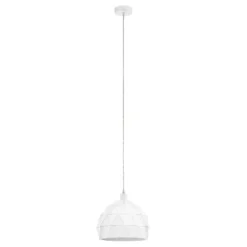 Eglo Pendellampa Roccaforte Stål Vit | 300mm - Passande För 1x E27