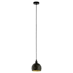 Eglo Pendellampa Roccaforte Stål Svart | 170mm - Passande För 1x E14