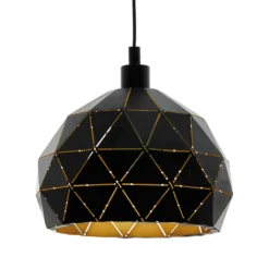 Eglo Pendellampa Roccaforte Stål Svart | 400mm - Passande För 1x E27