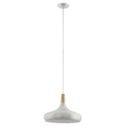 Eglo Pendellampa Sabinar Stål Silver | 400mm - Passande För 1x E27