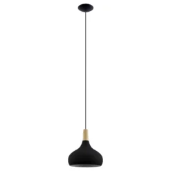 Eglo Pendellampa Sabinar Stål Svart | 280mm - Passande För 1x E27