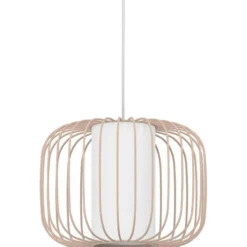 Eglo Pendellampa Terrarosa Stål Beige | 285mm - Passande För 1x E27