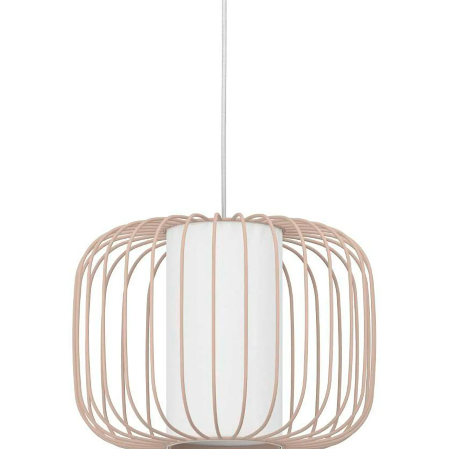Eglo Pendellampa Terrarosa Stål Beige | 285mm - Passande För 1x E27