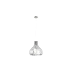Eglo Pendellampa Tindori Stål Satin Nickel | IP20 - Passande för 1x E27