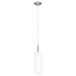Eglo Pendellampa Troy 3 Stål Vit | 110mm - Passande För 1x E27