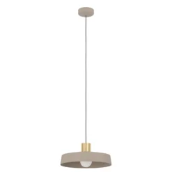 Eglo Pendellampa Valdiola Stål Beige | 360mm - Passande För 1x E27